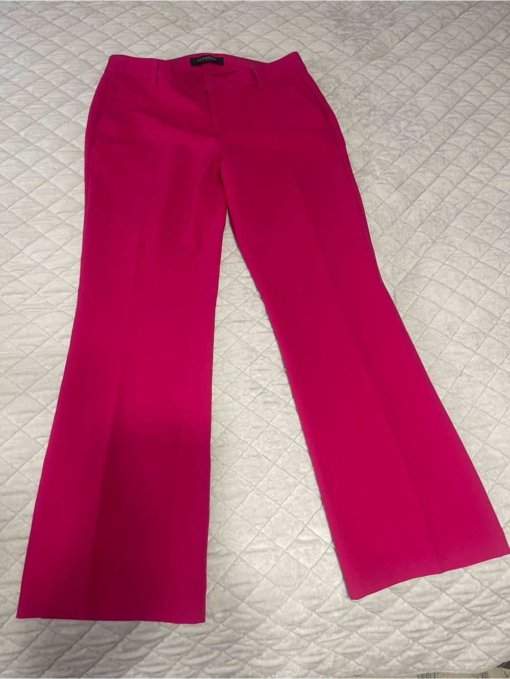 Liverpool Fuchsia Boot Cut Dress Pants